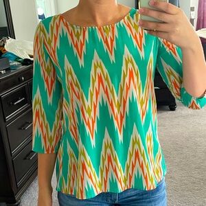 Madelyn chevron blouse